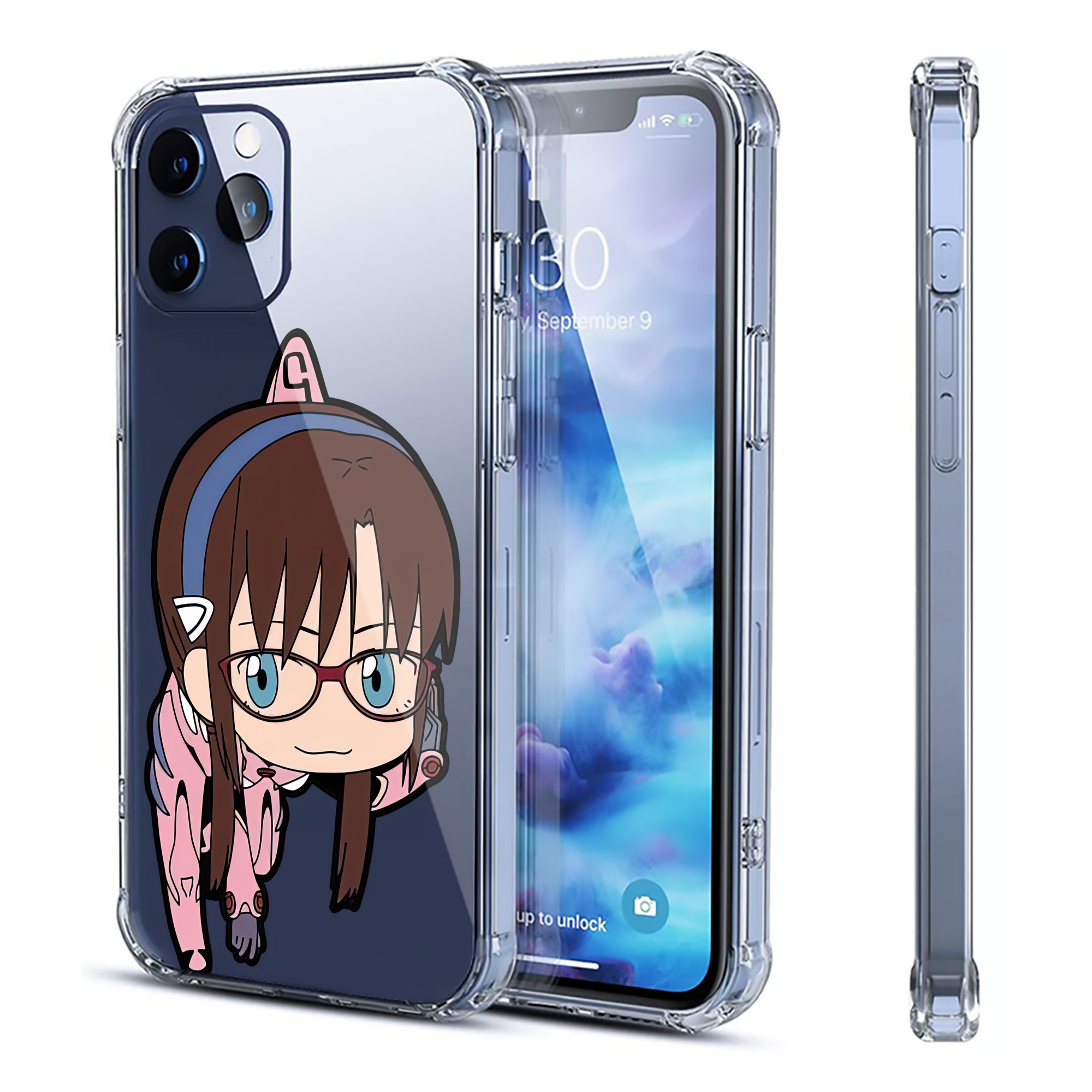 （画像用） EVA 新世紀エヴァンゲリオン 【iPhone 12シリーズ対応】透明スマホケース（クリアソフトケース）